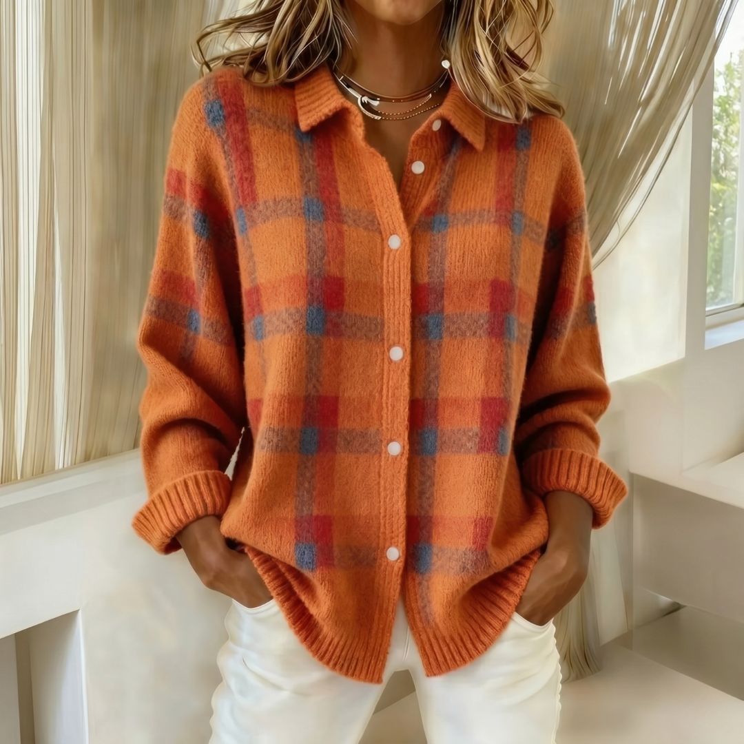 BEAUMONT NICE | GILET TRICOTÉ À COL POUR FEMMES