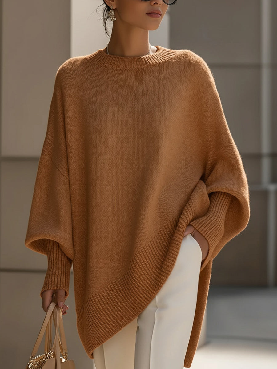 BEAUMONT NICE | PULL SURDIMENSIONNÉ CÔTELÉ POUR FEMMES