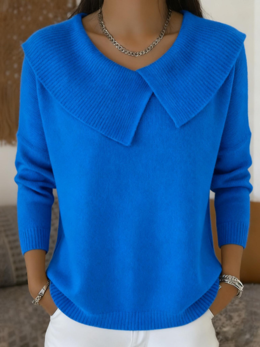 BEAUMONT NICE | PULL COL CLASSIQUE POUR FEMME