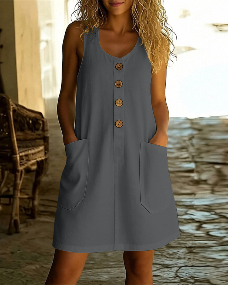 BEAUMONT NICE | ROBE À BOUTONS D'ÉTÉ POUR FEMMES