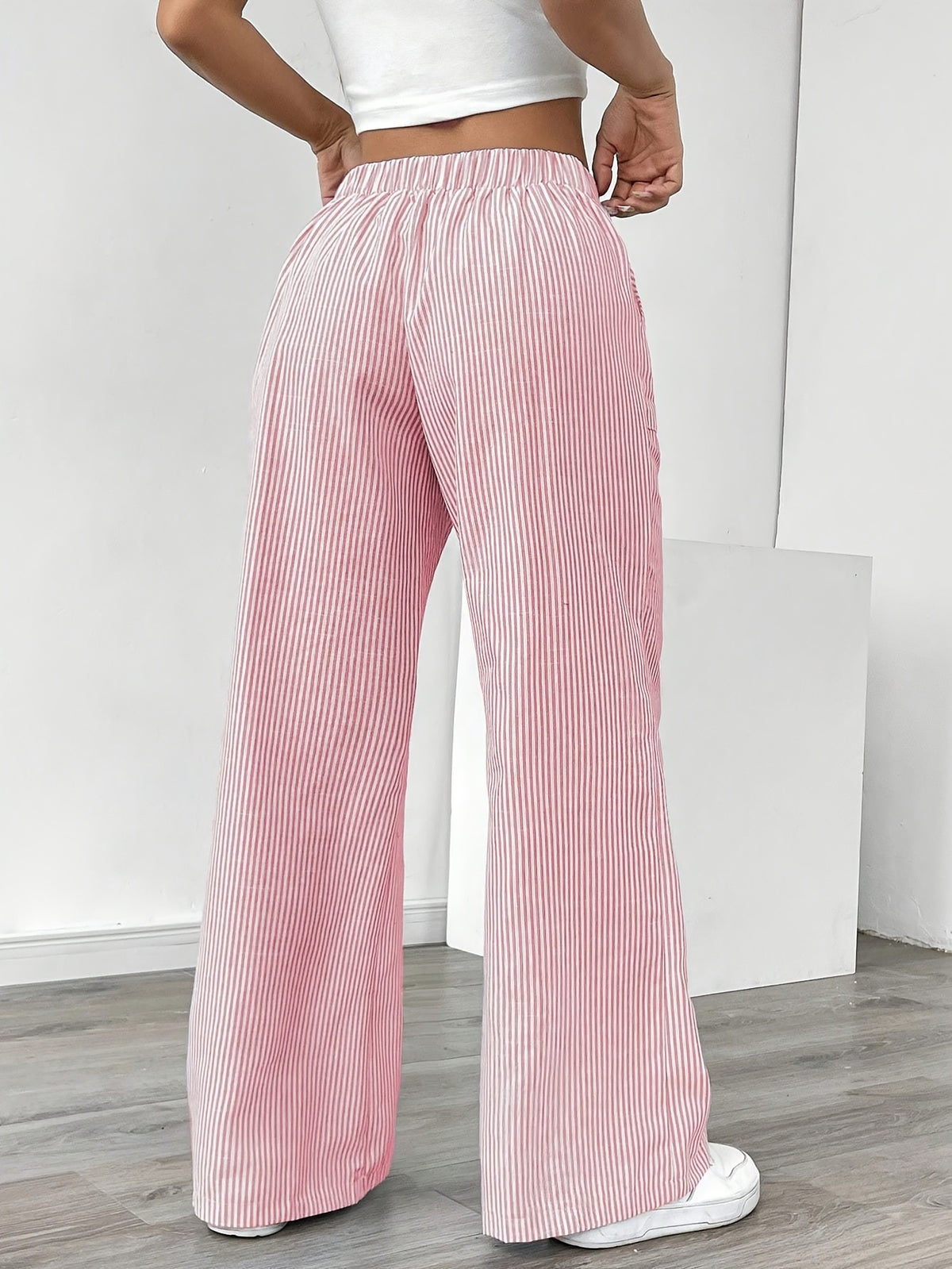 BEAUMONT NICE | PANTALONS AMPLE RAYÉS POUR FEMMES