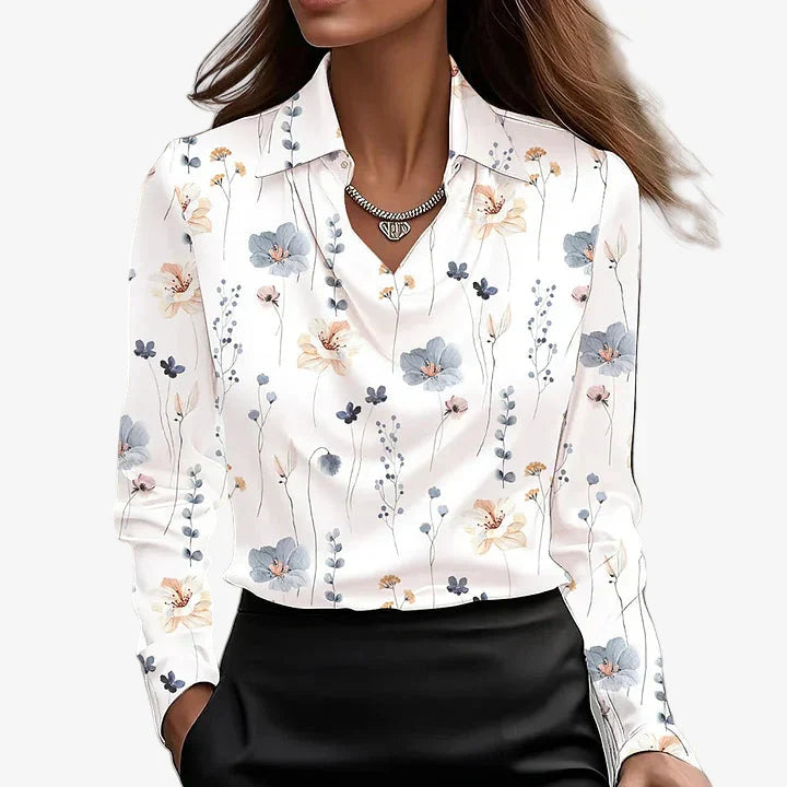 BEAUMONT NICE | BLOUSE DRAPÉE COL COWL POUR FEMMES