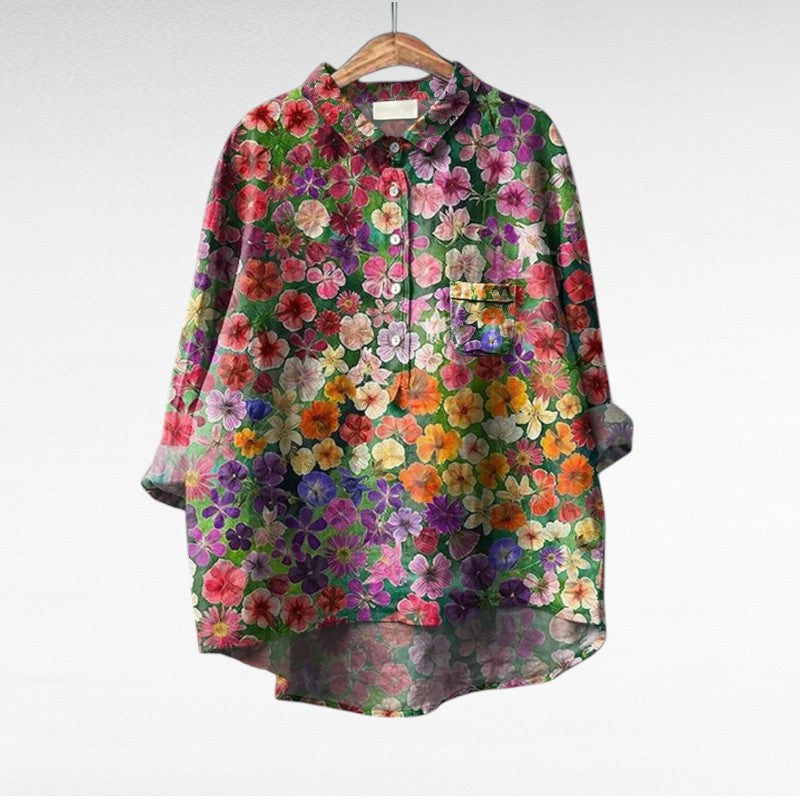 BEAUMONT NICE | BLOUSE JARDIN COLORÉ POUR FEMMES