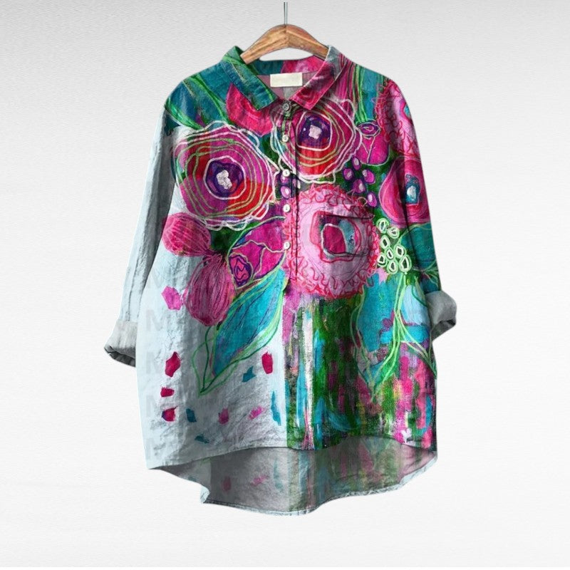 BEAUMONT NICE | BLOUSE JARDIN COLORÉ POUR FEMMES