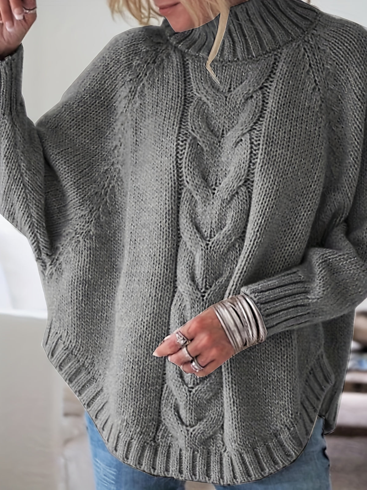 BEAUMONT NICE | ANCIEN SWEAT À COL MONTANT POUR FEMMES