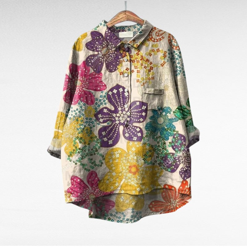 BEAUMONT NICE | BLOUSE JARDIN COLORÉ POUR FEMMES