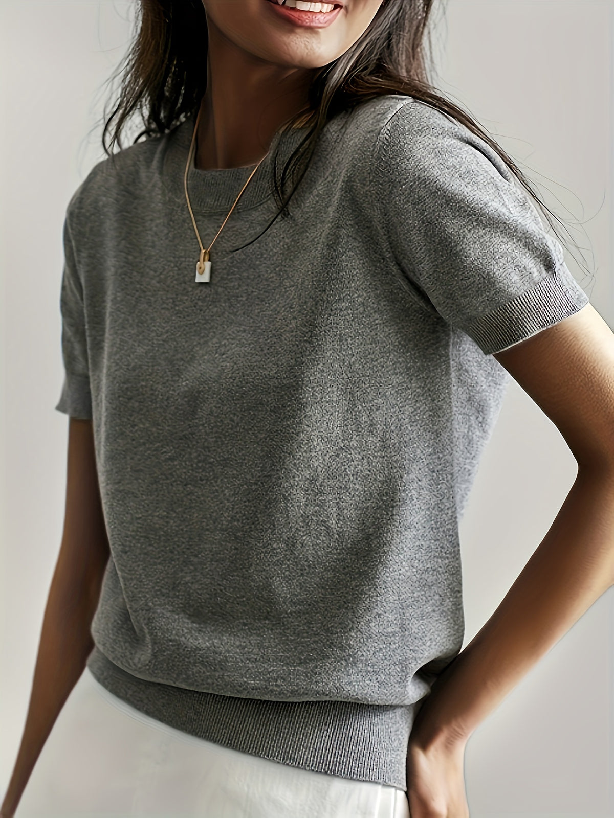 BEAUMONT NICE | PULL D’ÉTÉ À MANCHES COURTES POUR FEMMES