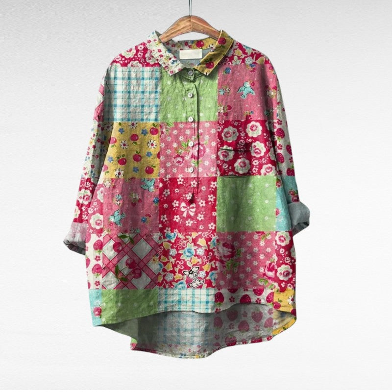 BEAUMONT NICE | BLOUSE JARDIN COLORÉ POUR FEMMES
