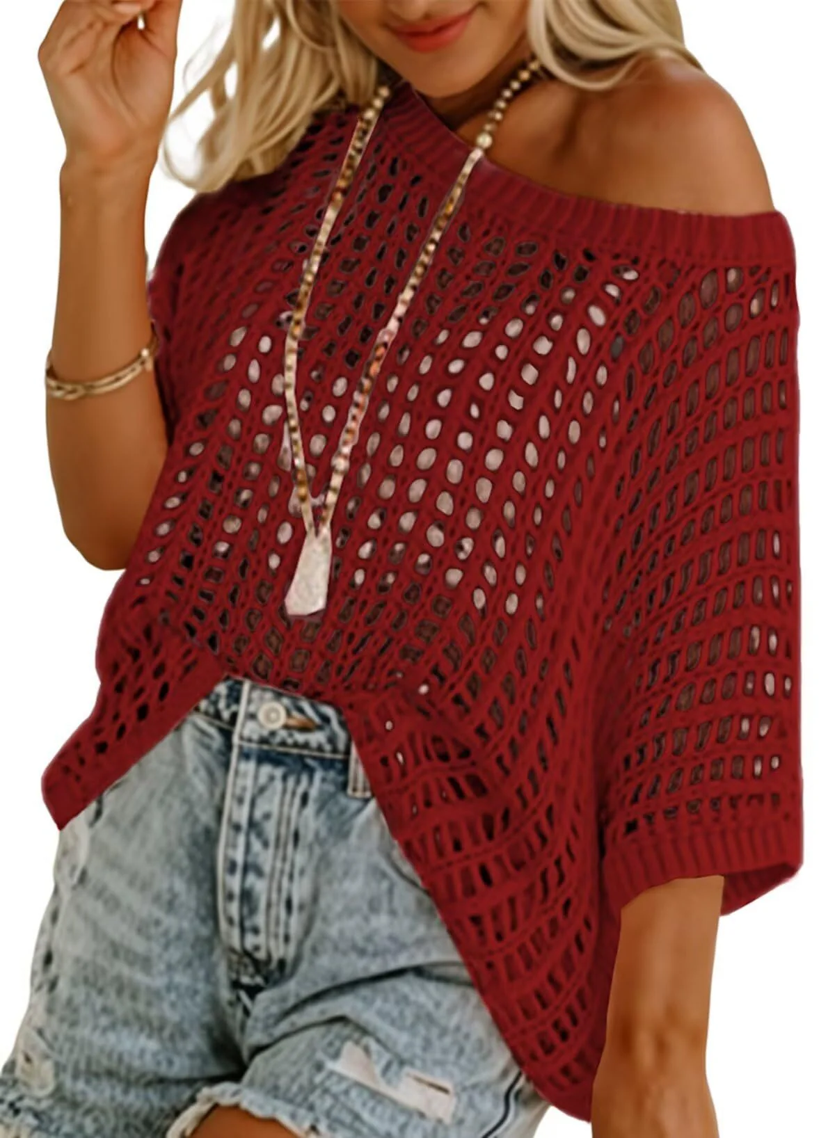 BEAUMONT NICE | HAUT EN CROCHET TRICOTÉ POUR FEMMES