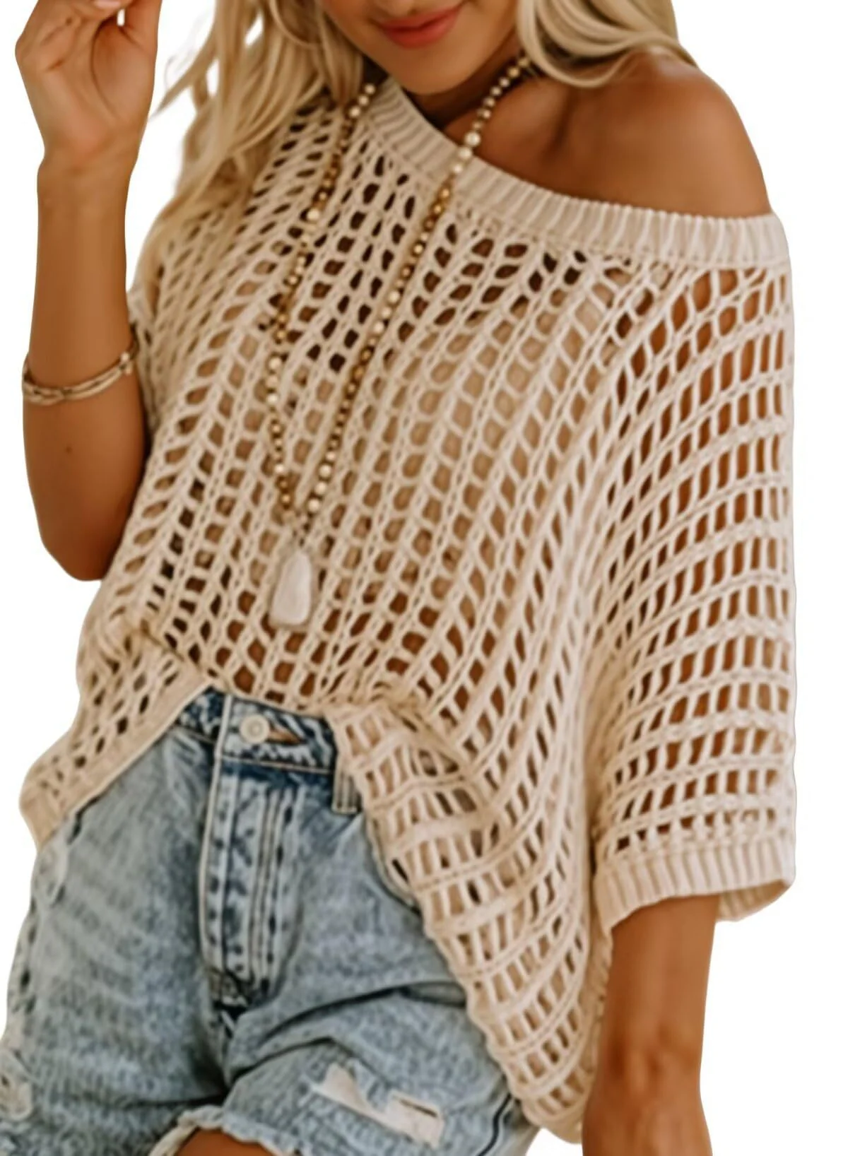 BEAUMONT NICE | HAUT EN CROCHET TRICOTÉ POUR FEMMES