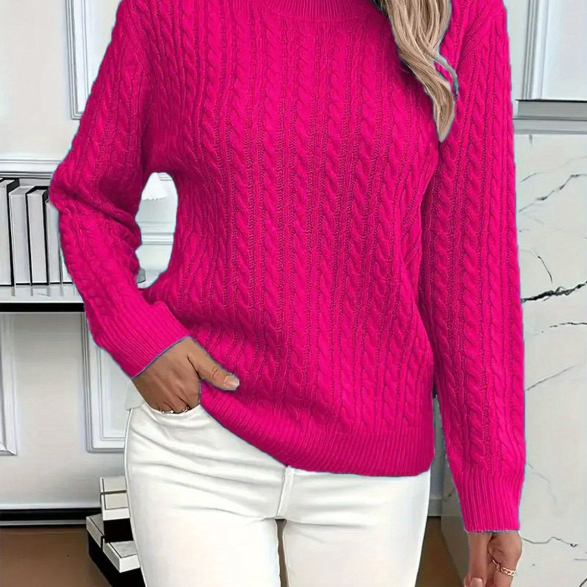 BEAUMONT NICE | SWEAT À COL ROND COZY POUR FEMMES