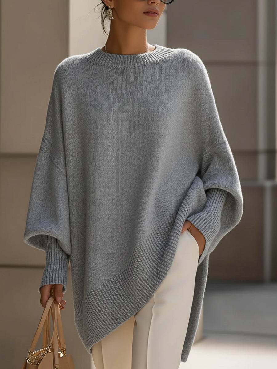 BEAUMONT NICE | PULL SURDIMENSIONNÉ CÔTELÉ POUR FEMMES
