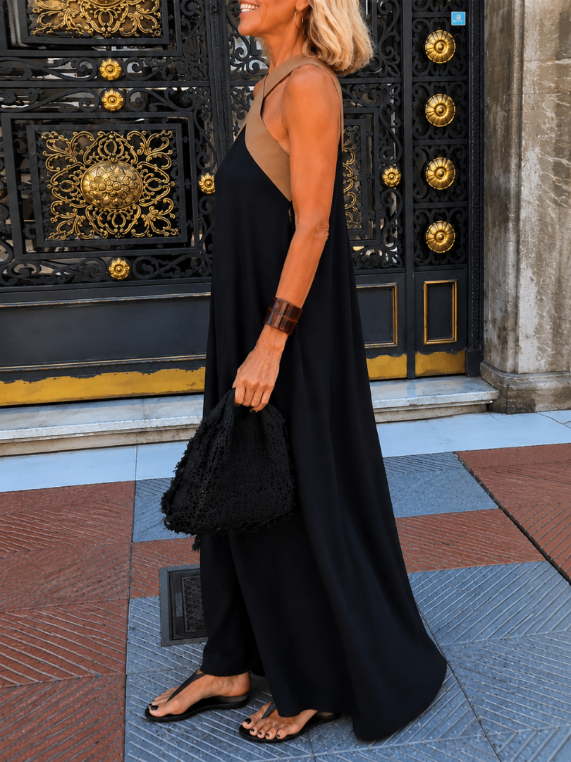 BEAUMONT NICE | ROBE MAXI BICOLOR POUR FEMMES