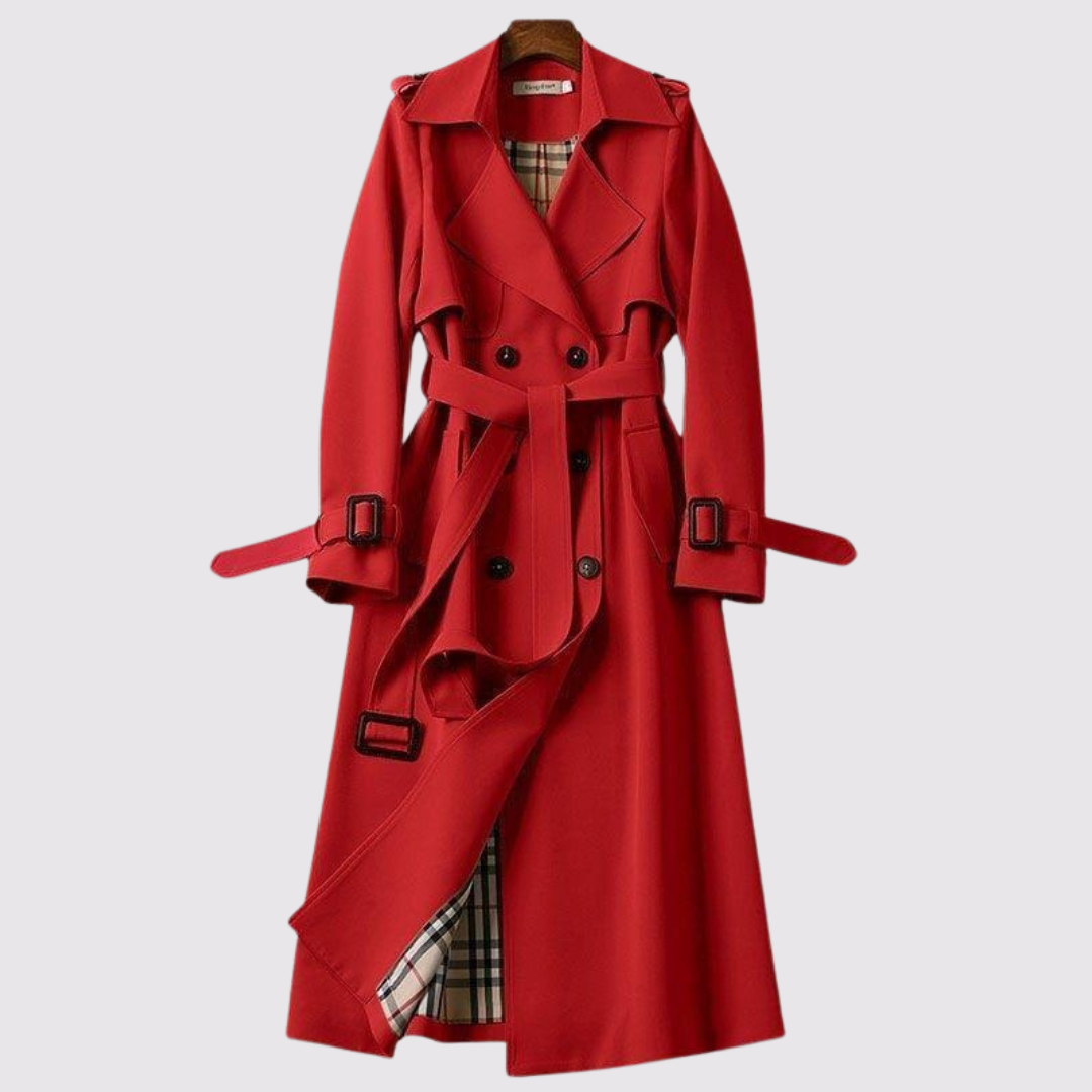 BEAUMONT NICE | TRANCHÉE MANTEAU LONGUE À CEINTURE POUR FEMMES