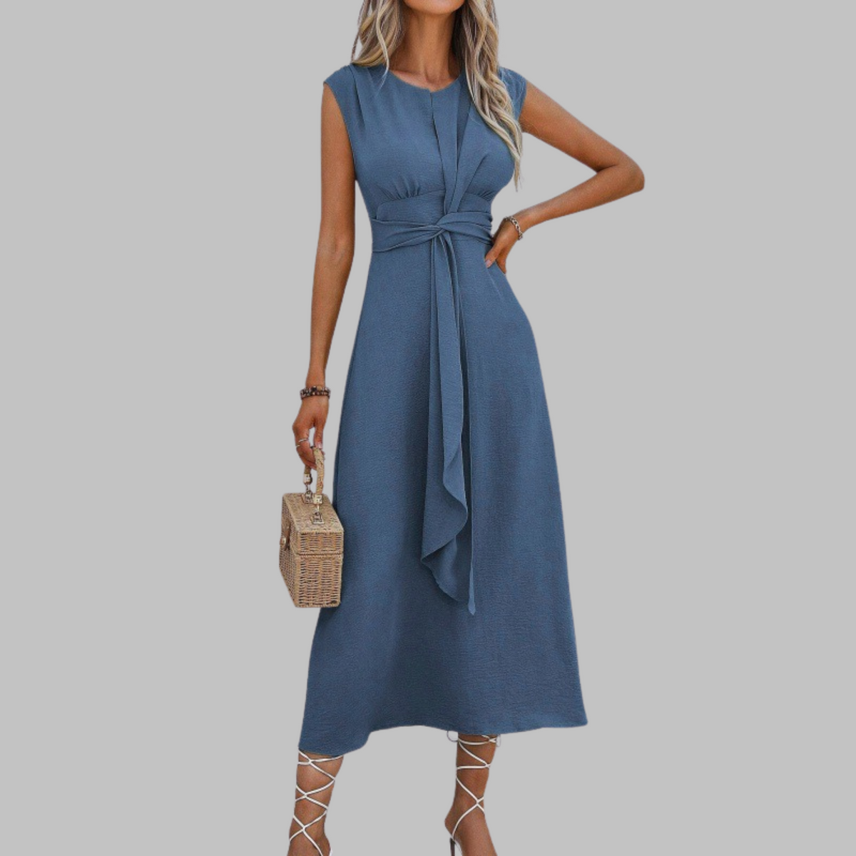 BEAUMONT NICE | ROBE MAXI SANS MANCHES POUR FEMMES