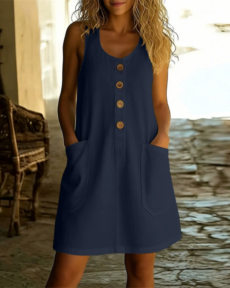 BEAUMONT NICE | ROBE À BOUTONS D'ÉTÉ POUR FEMMES