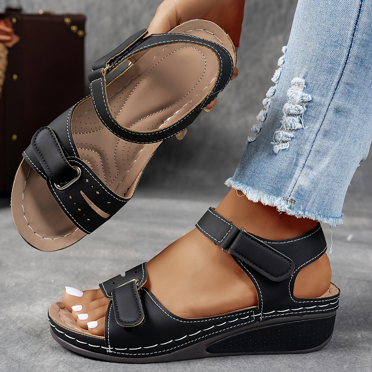 BEAUMONT NICE | SANDALES À SOUTIEN AJUSTABLE POUR FEMMES