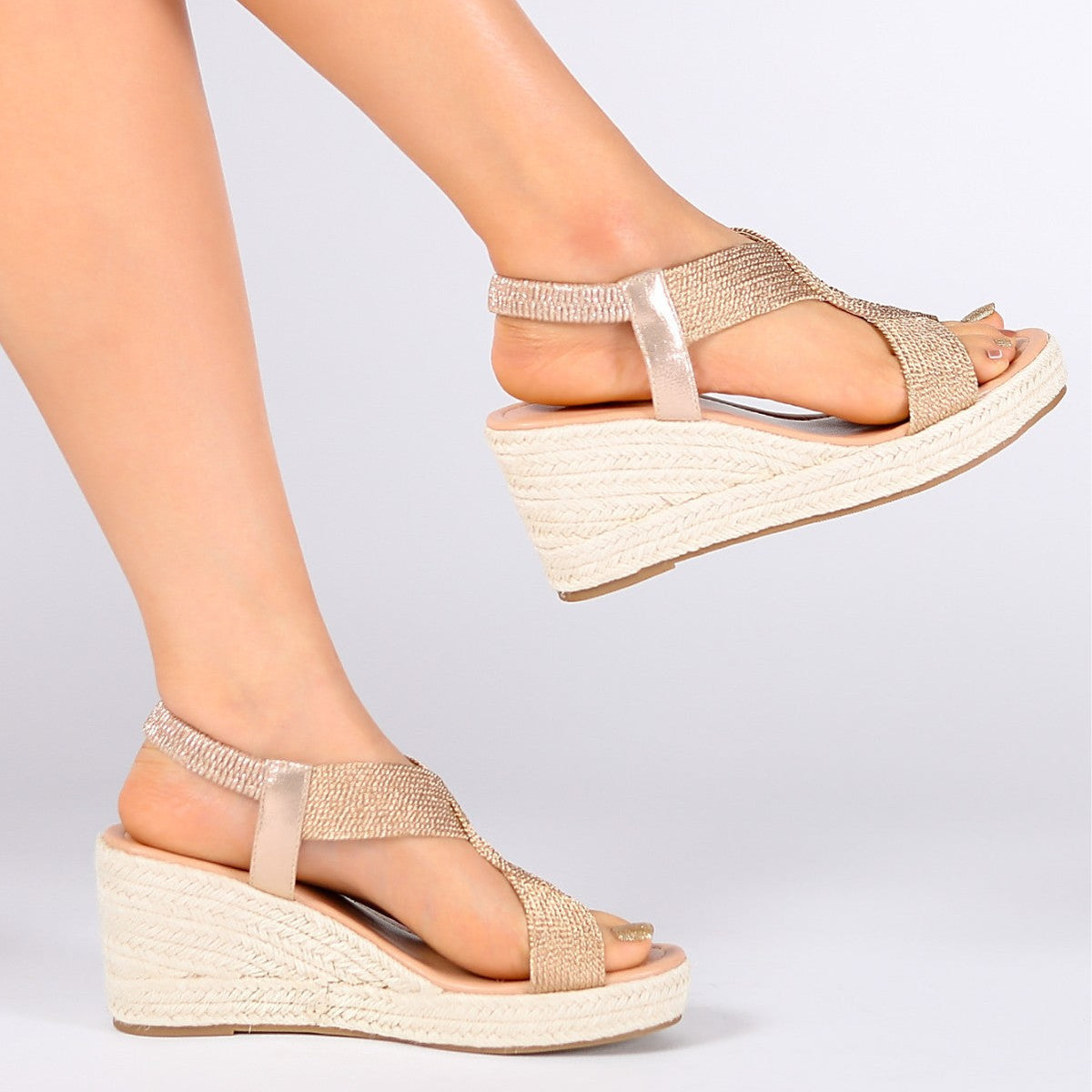 BEAUMONT NICE | SANDALES À TALON TRESSÉES POUR FEMMES
