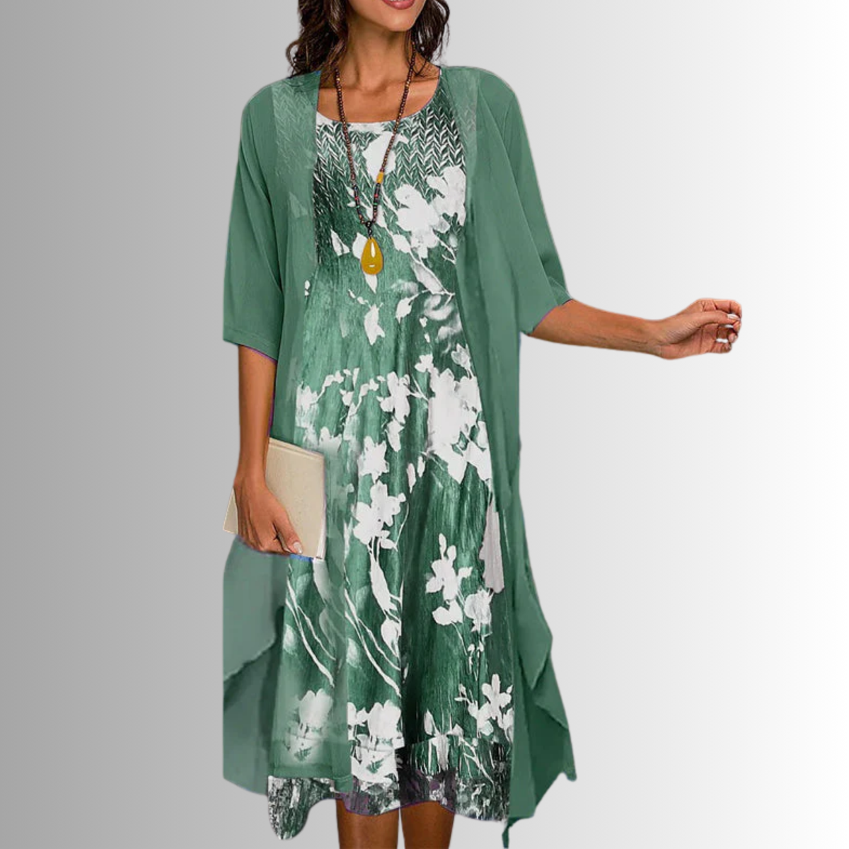 BEAUMONT NICE | ROBE MIDI SUPERPOSÉE POUR FEMMES