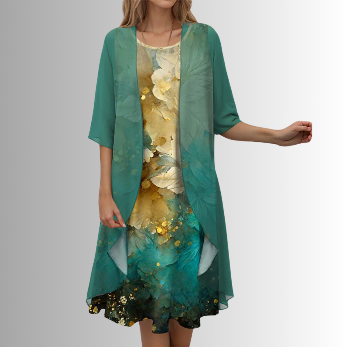 BEAUMONT NICE | ROBE MIDI SUPERPOSÉE POUR FEMMES