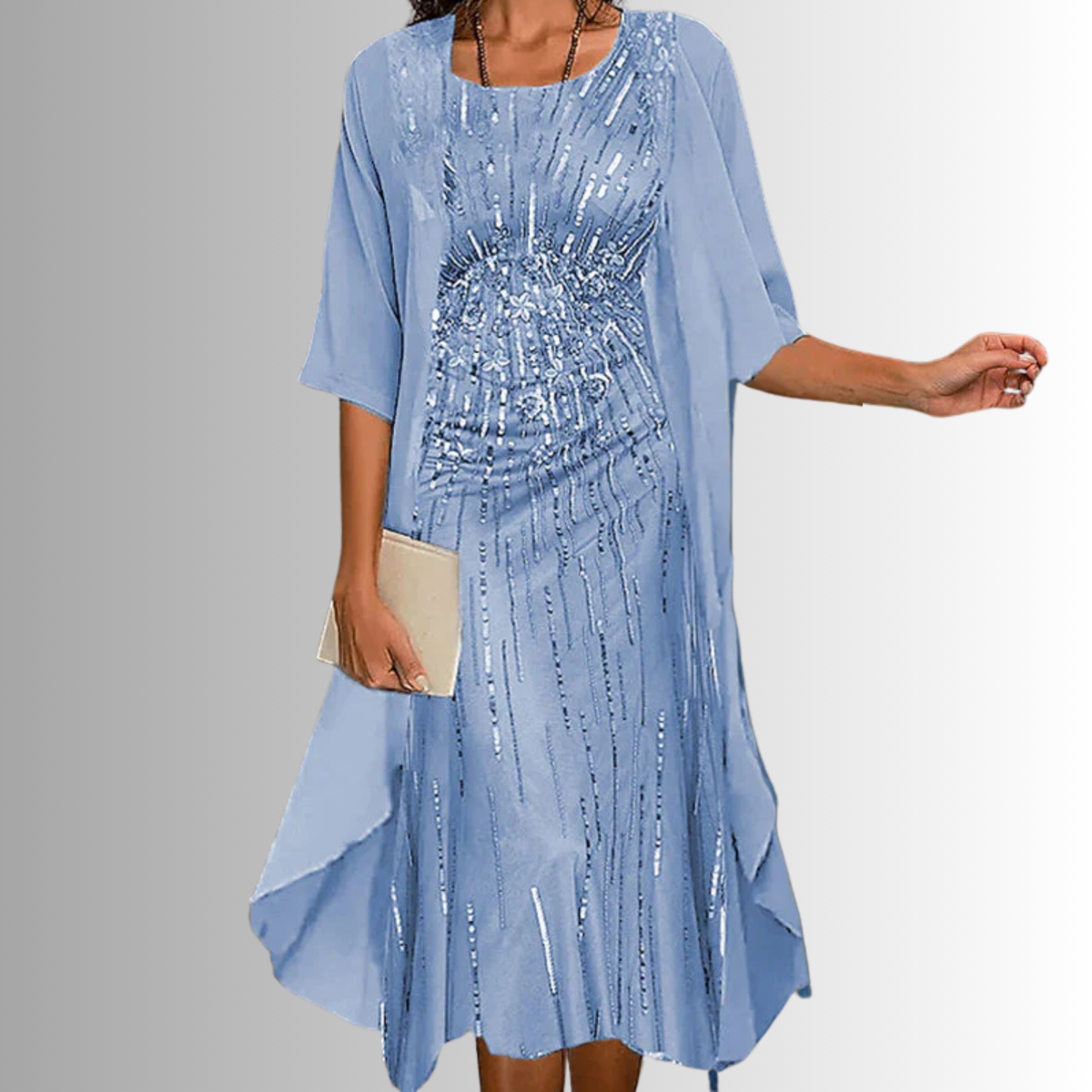 BEAUMONT NICE | ROBE MIDI SUPERPOSÉE POUR FEMMES