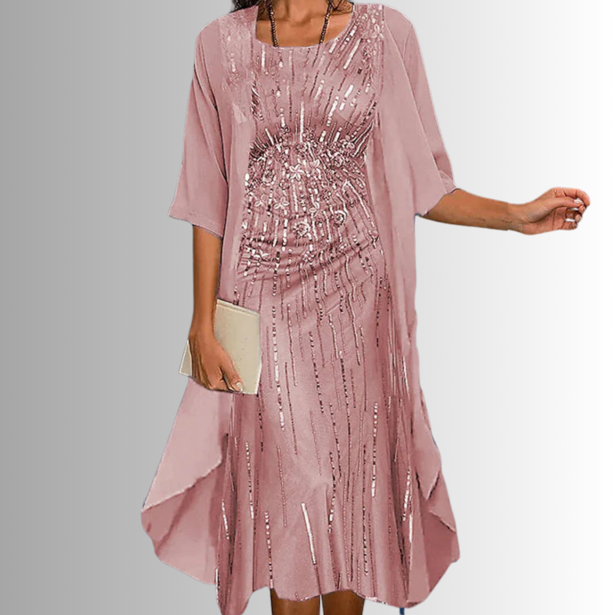 BEAUMONT NICE | ROBE MIDI SUPERPOSÉE POUR FEMMES