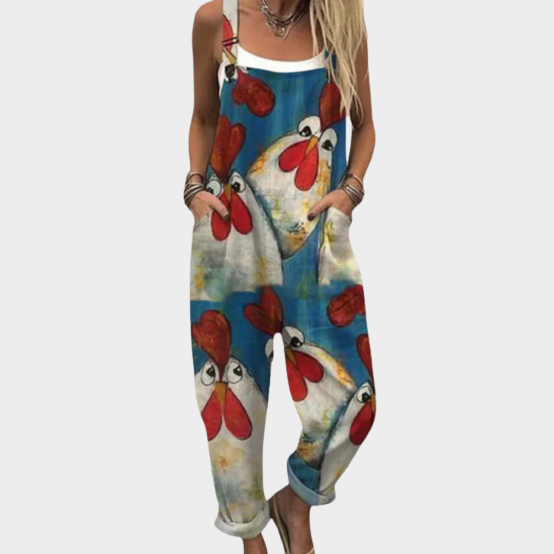 BEAUMONT NICE | SALOPETTE POULES ARTISTIQUES POUR FEMMES