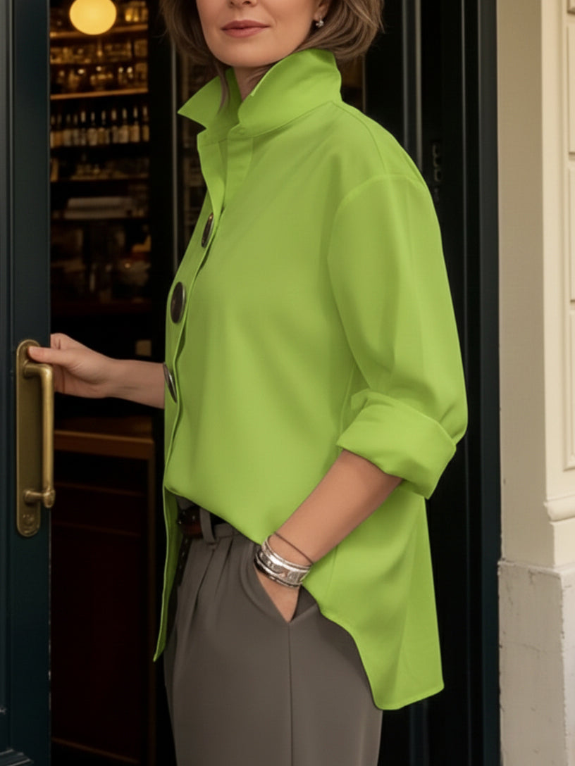 BEAUMONT NICE | BLOUSE CLASSIQUE À BOUTONS POUR FEMME