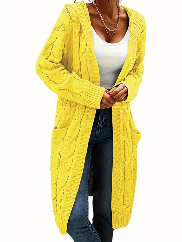 BEAUMONT NICE | GIELT EN TRICOTÉ SANS COL POUR FEMMES
