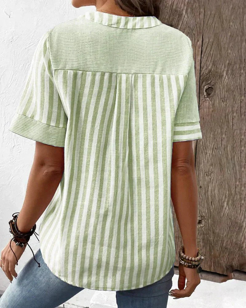 BEAUMONT NICE | BLOUSE RAYÉE ÉLÉGANTE FOR WOMEN