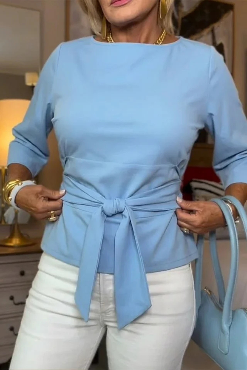 BEAUMONT NICE | TOP À NOEUD À LA TAILLE POUR FEMMES