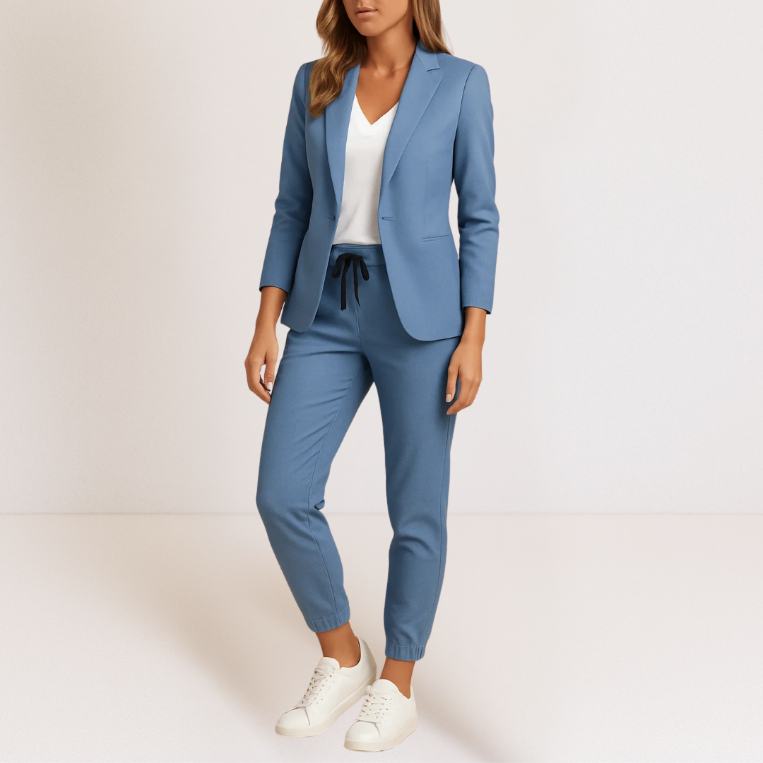 BEAUMONT NICE | ENSEMBLE COORDONNE BLAZER ET JOGGER SMART CLASSIC POUR FEMME