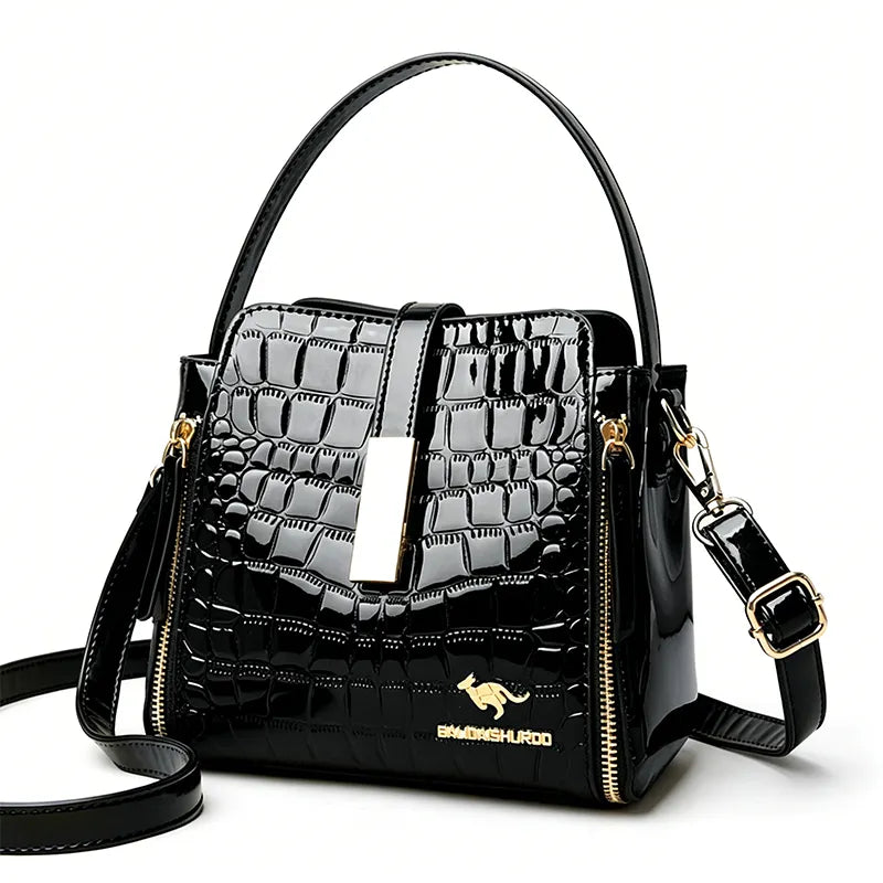 BEAUMONT NICE | SAC À MOTIF CROCODILE POUR FEMMES