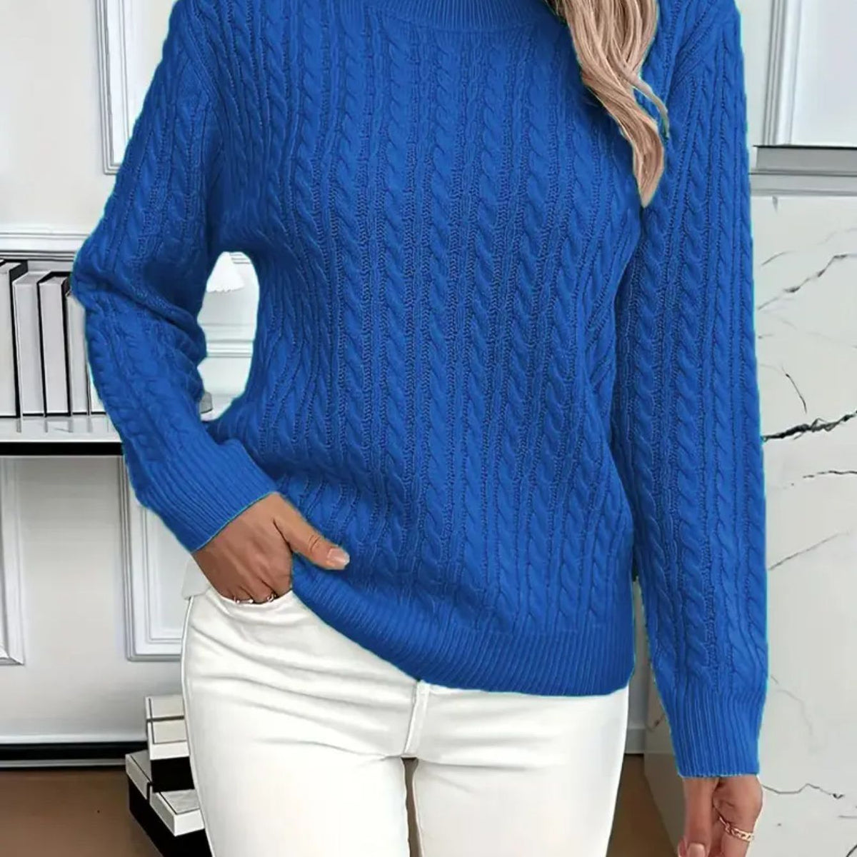 BEAUMONT NICE | SWEAT À COL ROND COZY POUR FEMMES