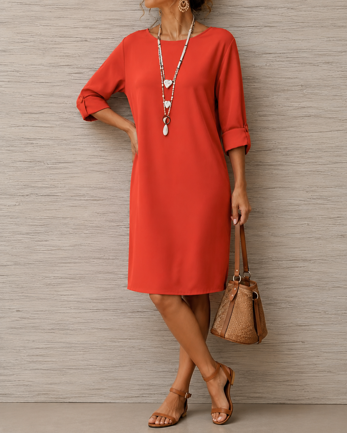 BEAUMONT NICE | ROBE MIDI AÉRÉE POUR FEMMES