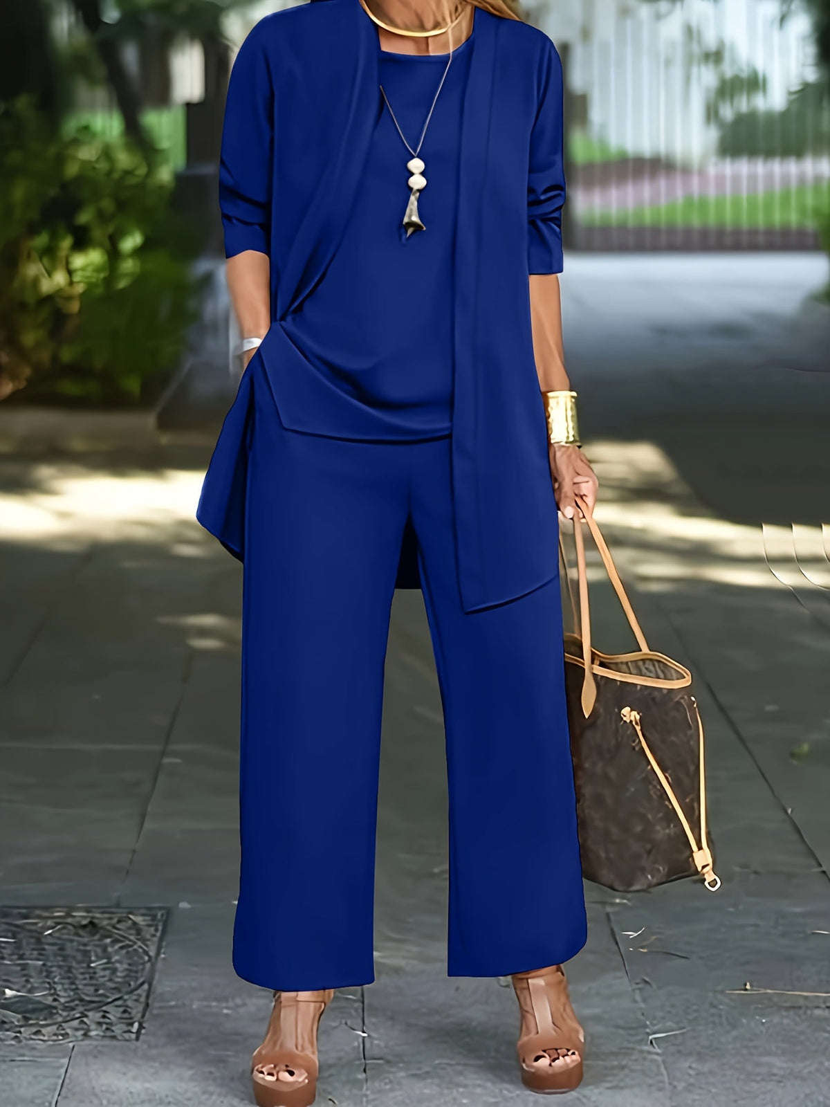 BEAUMONT NICE | ENSEMBLE PANTALON EN TROIS PIÈCES POUR FEMMES