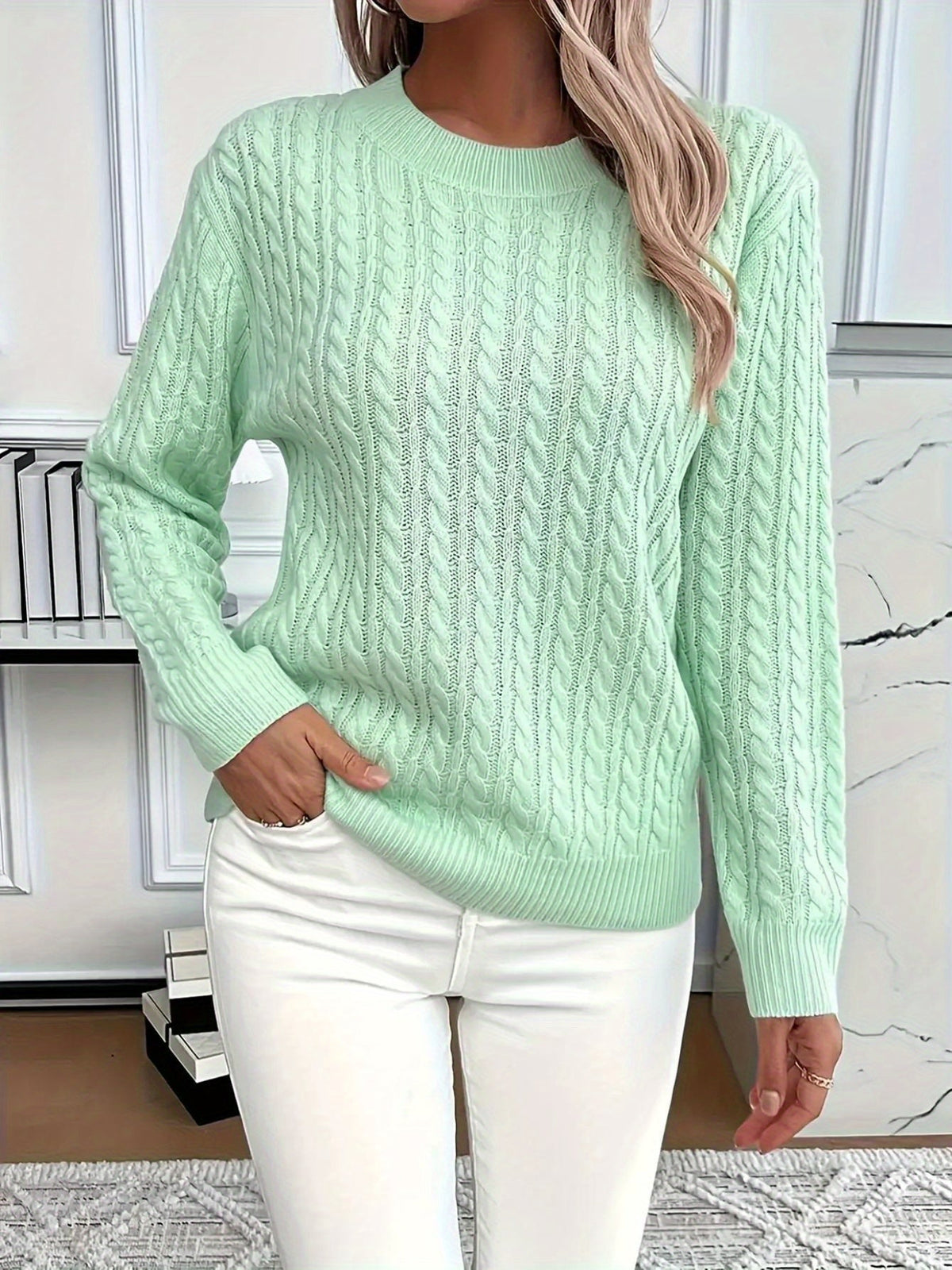 BEAUMONT NICE | SWEAT À COL ROND COZY POUR FEMMES