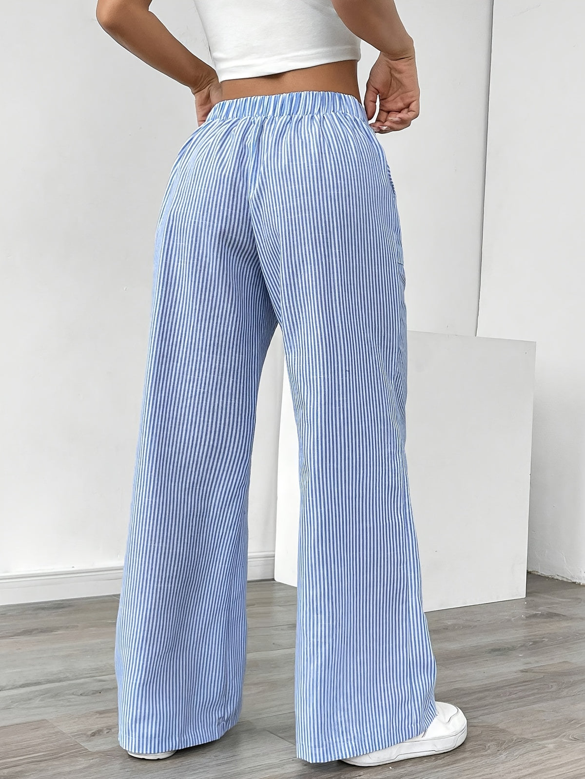 BEAUMONT NICE | PANTALONS AMPLE RAYÉS POUR FEMMES