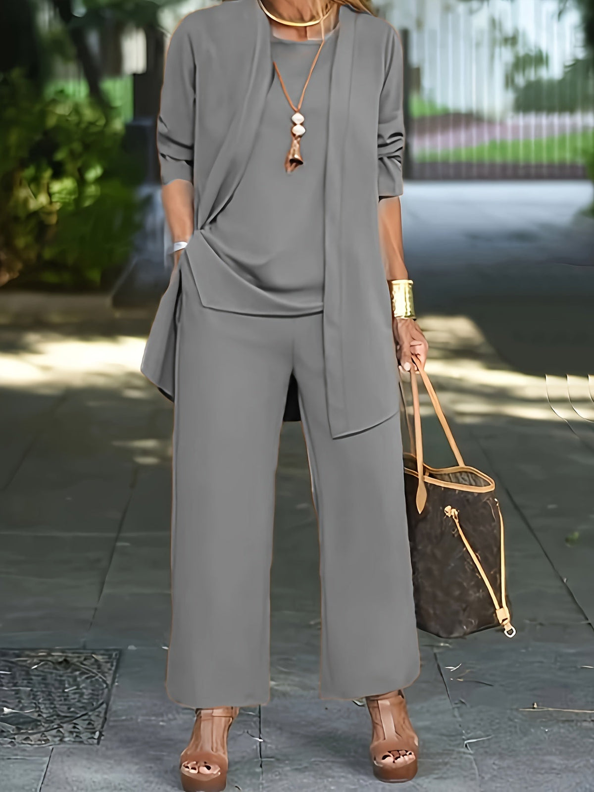 BEAUMONT NICE | ENSEMBLE PANTALON EN TROIS PIÈCES POUR FEMMES