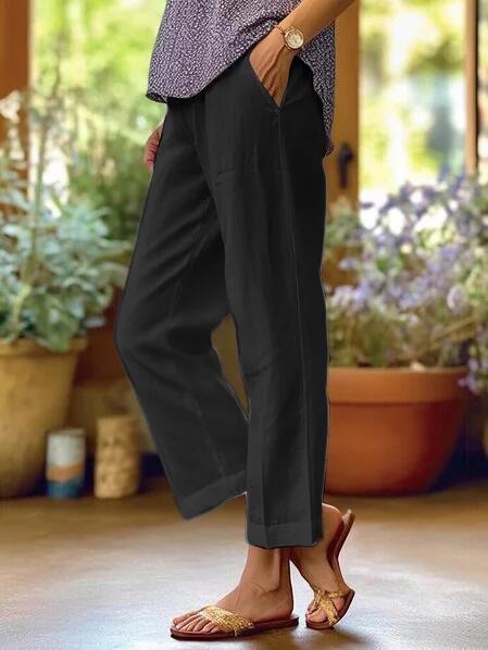 BEAUMONT NICE | PANTALON COUPE RELAXÉE EN LIN POUR FEMME