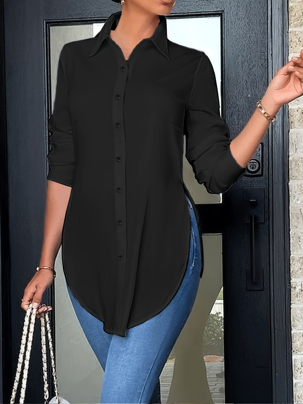 BEAUMONT NICE | BLOUSE À BOUTONS CHIC ÉLÉGANTE POUR FEMMES