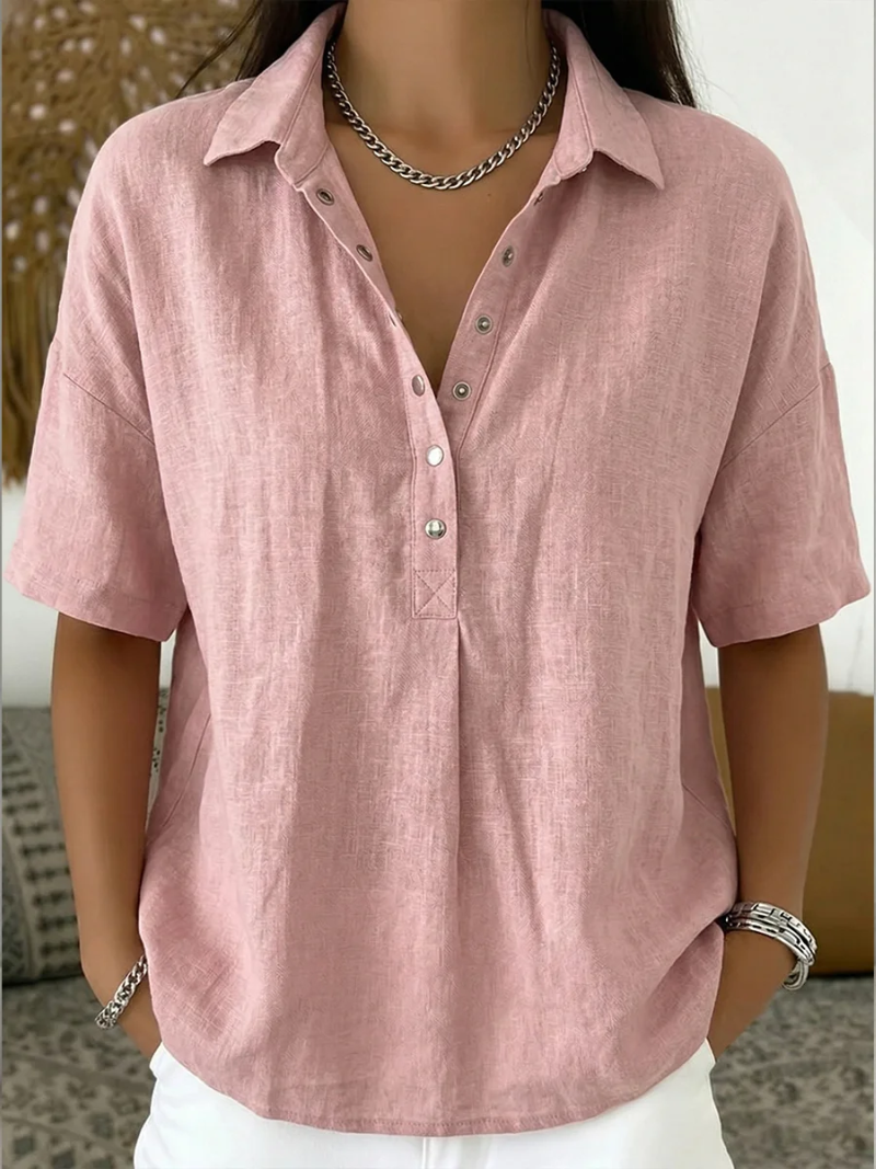 BEAUMONT NICE | BLOUSE À COL EN V POUR FEMMES