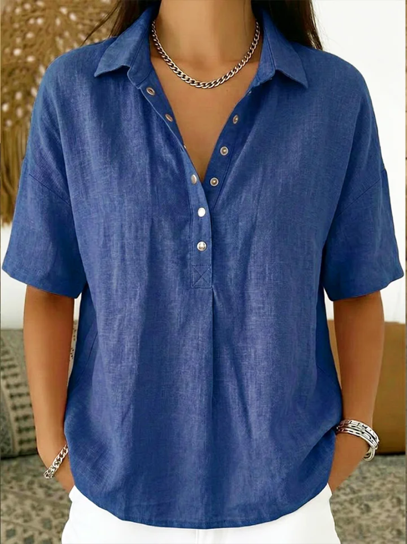 BEAUMONT NICE | BLOUSE À COL EN V POUR FEMMES
