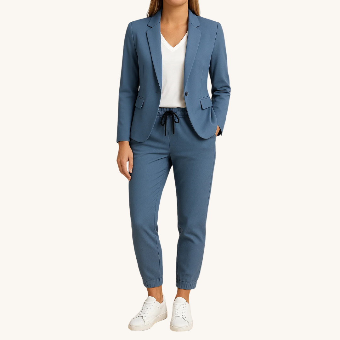 BEAUMONT NICE | ENSEMBLE COORDONNE BLAZER ET JOGGER SMART CLASSIC POUR FEMME