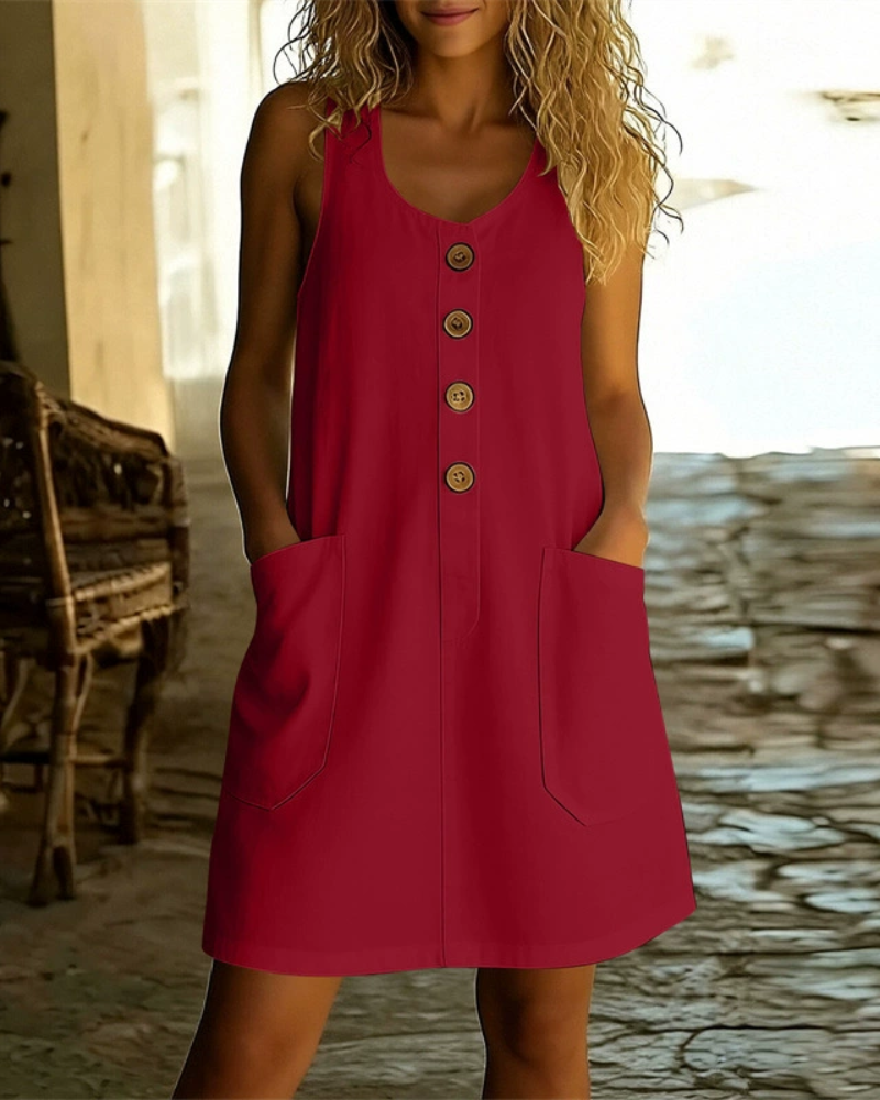 BEAUMONT NICE | ROBE À BOUTONS D'ÉTÉ POUR FEMMES