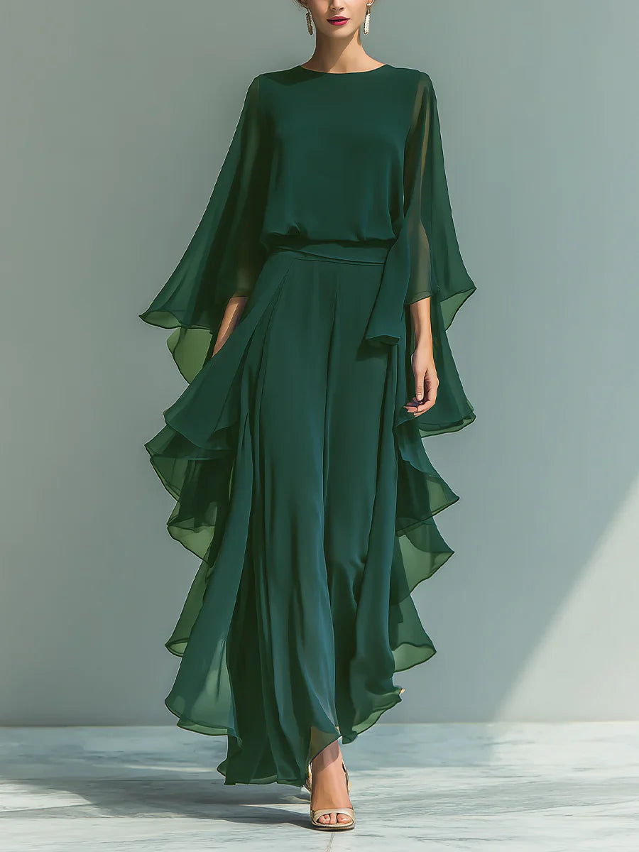 BEAUMONT NICE | ENSEMBLE CHIFFON PANTALON POUR FEMMES