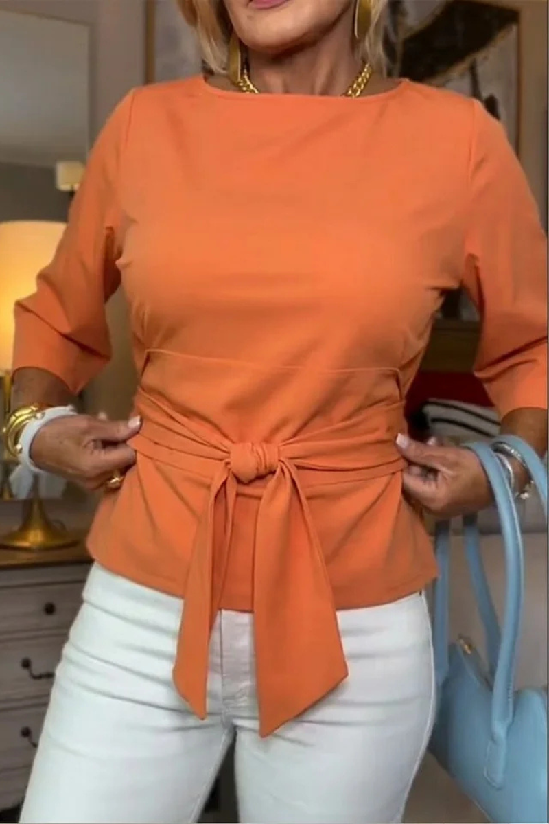 BEAUMONT NICE | TOP À NOEUD À LA TAILLE POUR FEMMES
