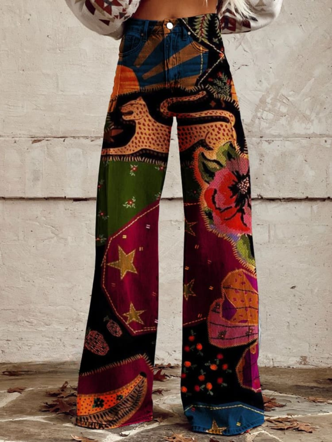 BEAUMONT NICE | PANTALON BOHÈME VINTAGE POUR FEMMES