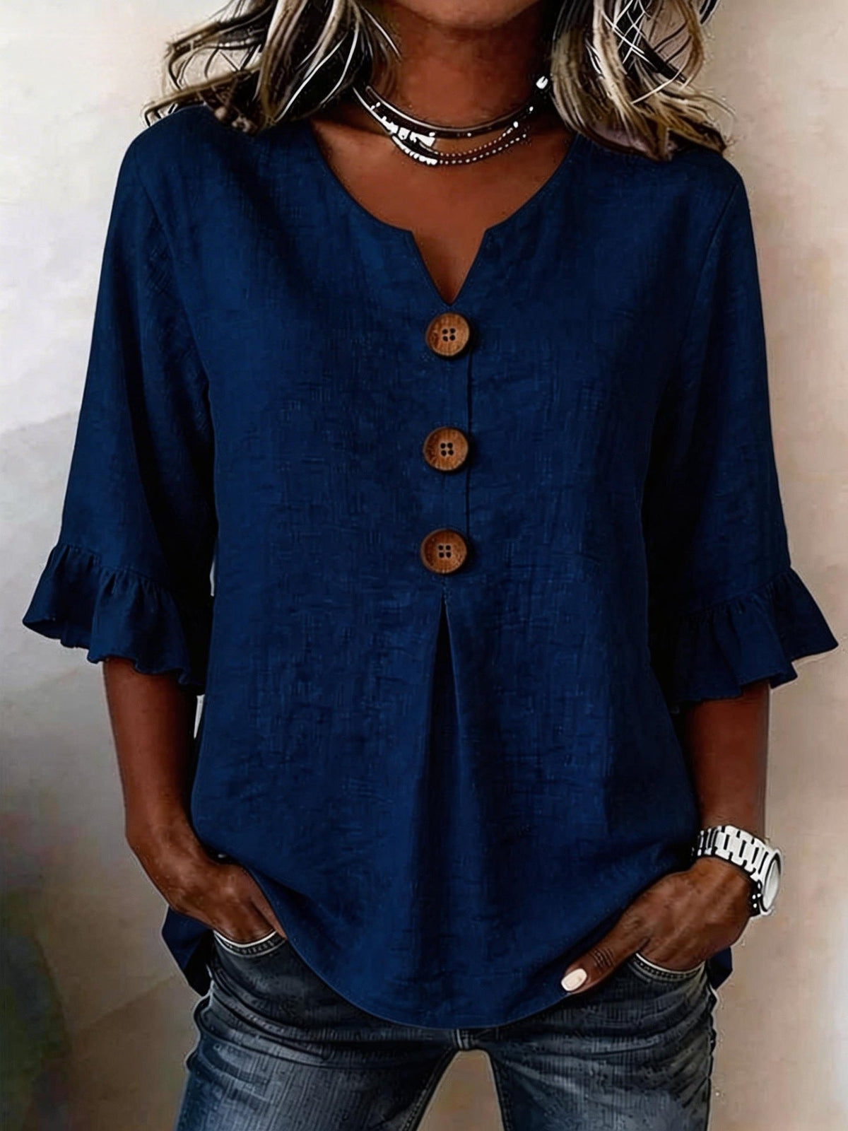 BEAUMONT NICE | BLOUSE À VOLANTS ROMANTIQUE POUR FEMMES