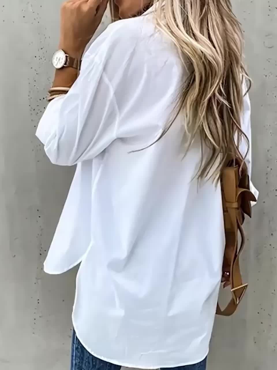 BEAUMONT NICE | BLOUSE À MANCHES CHIC QUOTIDIENNE POUR FEMMES